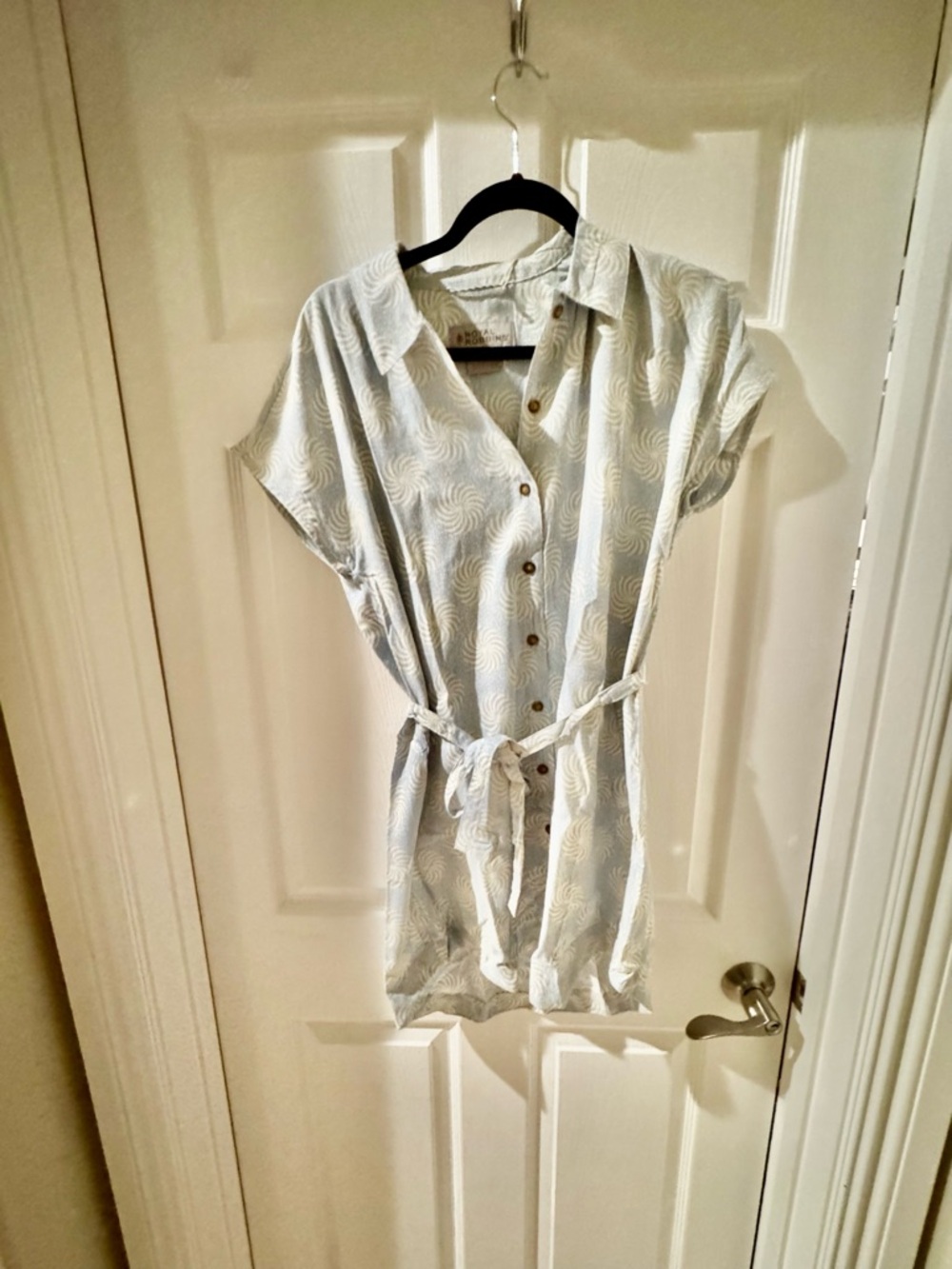 Royal Robbins Light Blue Printed Midi Dress Brand Brand New with tags extra SM